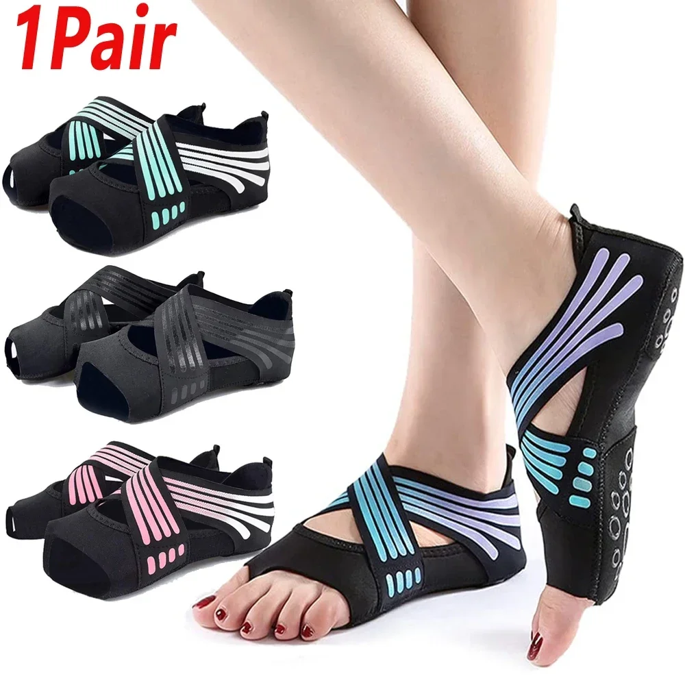 Pilates Yoga Grip Socks - 1Pair Professional Non-slip Gym Yoga Shoes