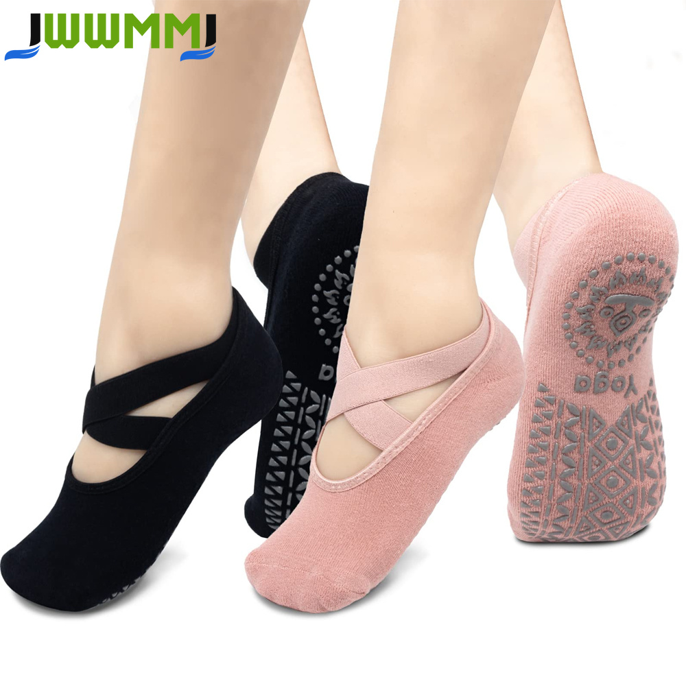 Pilates Yoga Grip Socks - 1Pair Yoga Socks for Women Non-Slip