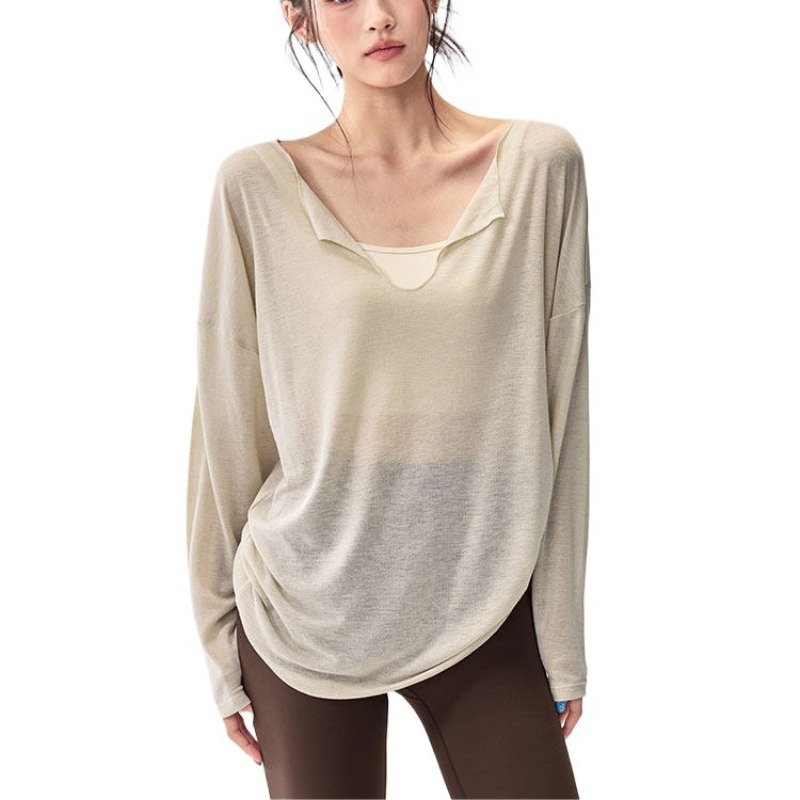 Pilates V Yoga - Women Loose Fit Yoga Cover Up