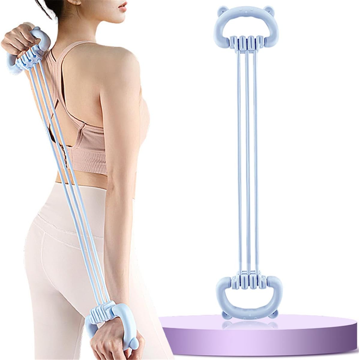 Pilates Yoga Tone - Figure 8 Resistance Bands for Women