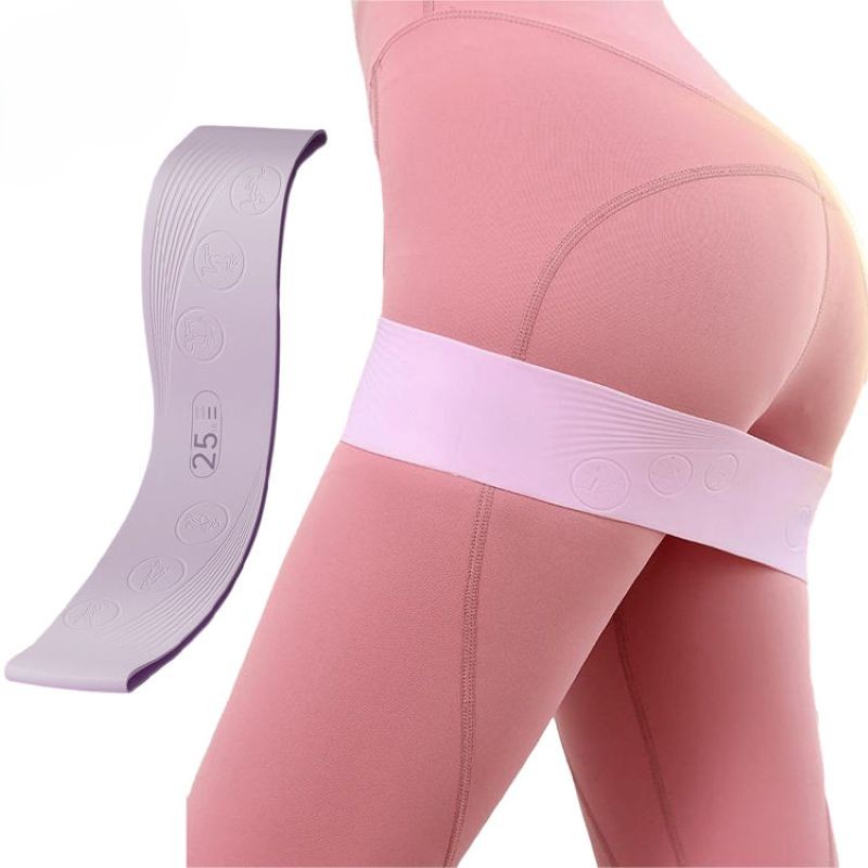 Silicone Hip Resistance Band 1 - đánh giá và giá Pilates Yoga Tone
