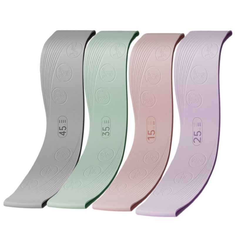 Silicone Hip Resistance Band 1 - đánh giá và giá Pilates Yoga Tone