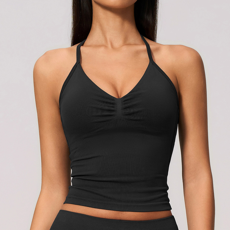 Seamless Yoga Tank Top With Ha - đánh giá và giá Pilates V Yoga
