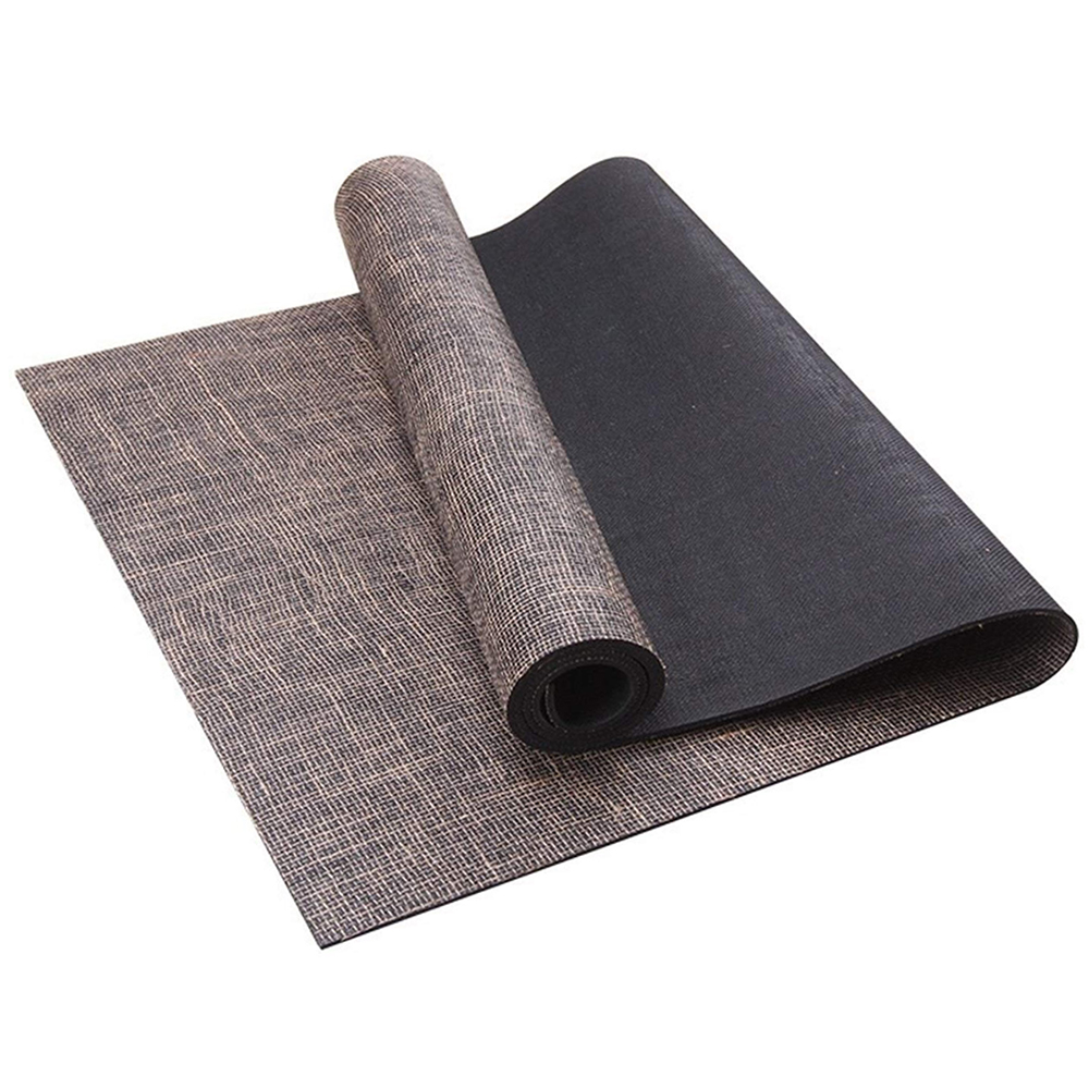 Natural Rubber Jute Yoga Mat,E - đánh giá và giá Pilates Yoga Machine