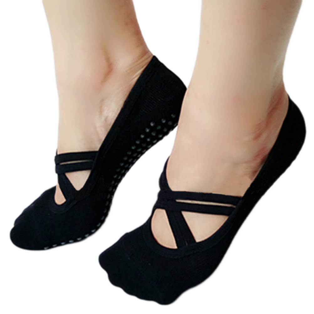 Yoga Socks Women Black Non Ski - đánh giá và giá Pilates Yoga Grip Socks