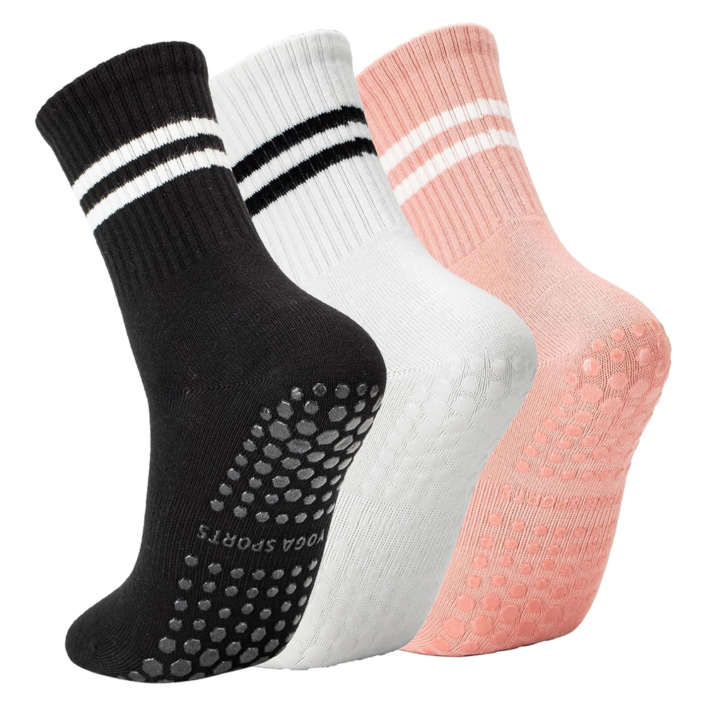Yoga Pilates Socks with Grips  - đánh giá và giá Pilates Yoga Grip Socks