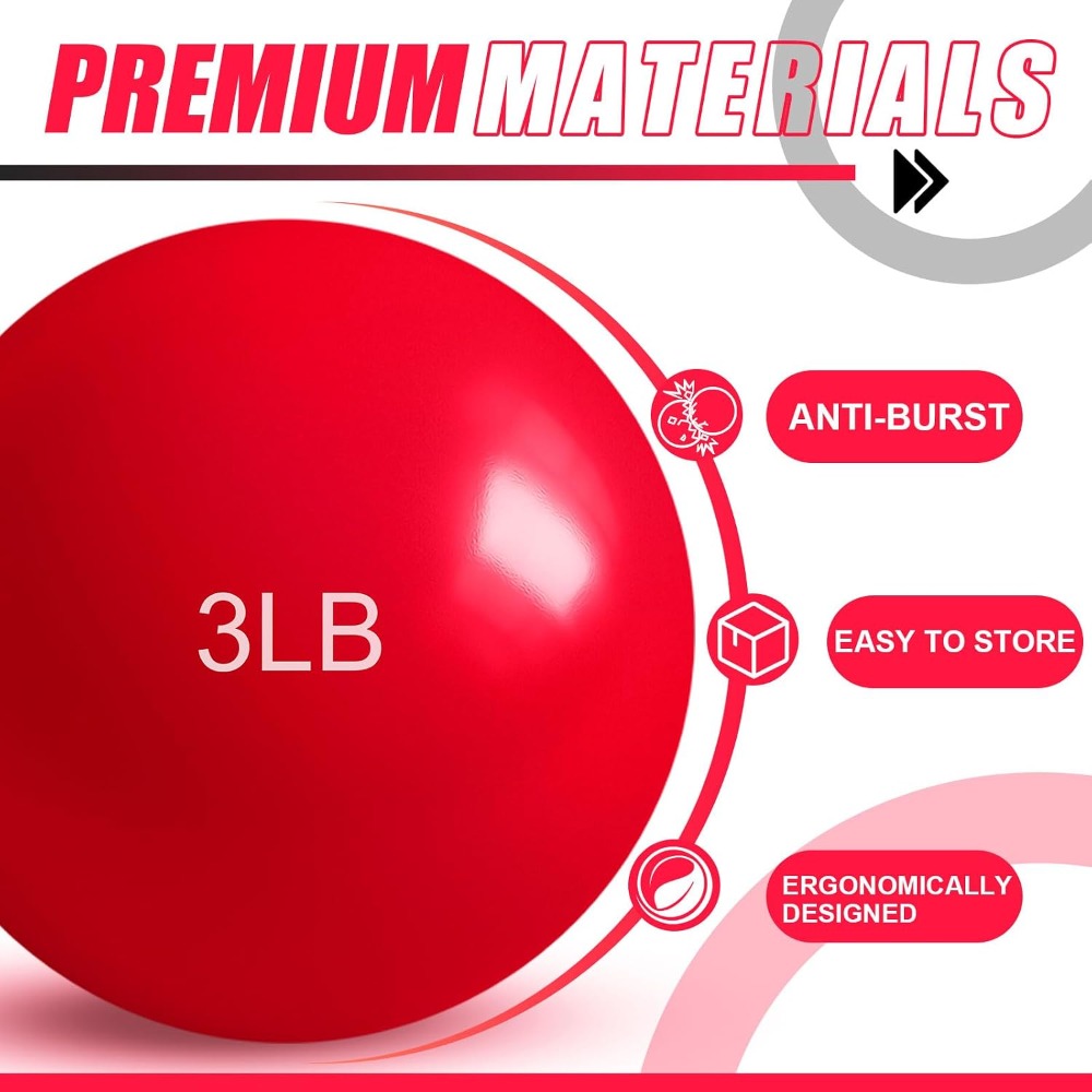 1lb-5lb Weighted Toning Balls  - đánh giá và giá Pilates Yoga Tone