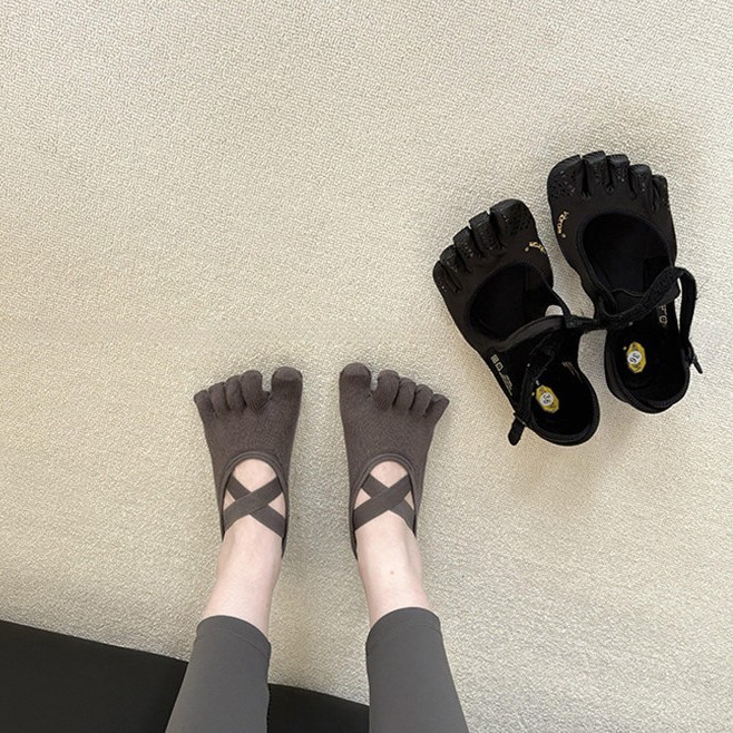 Women's Criss-Cross Strappy Fi - đánh giá và giá Pilates Yoga Grip Socks