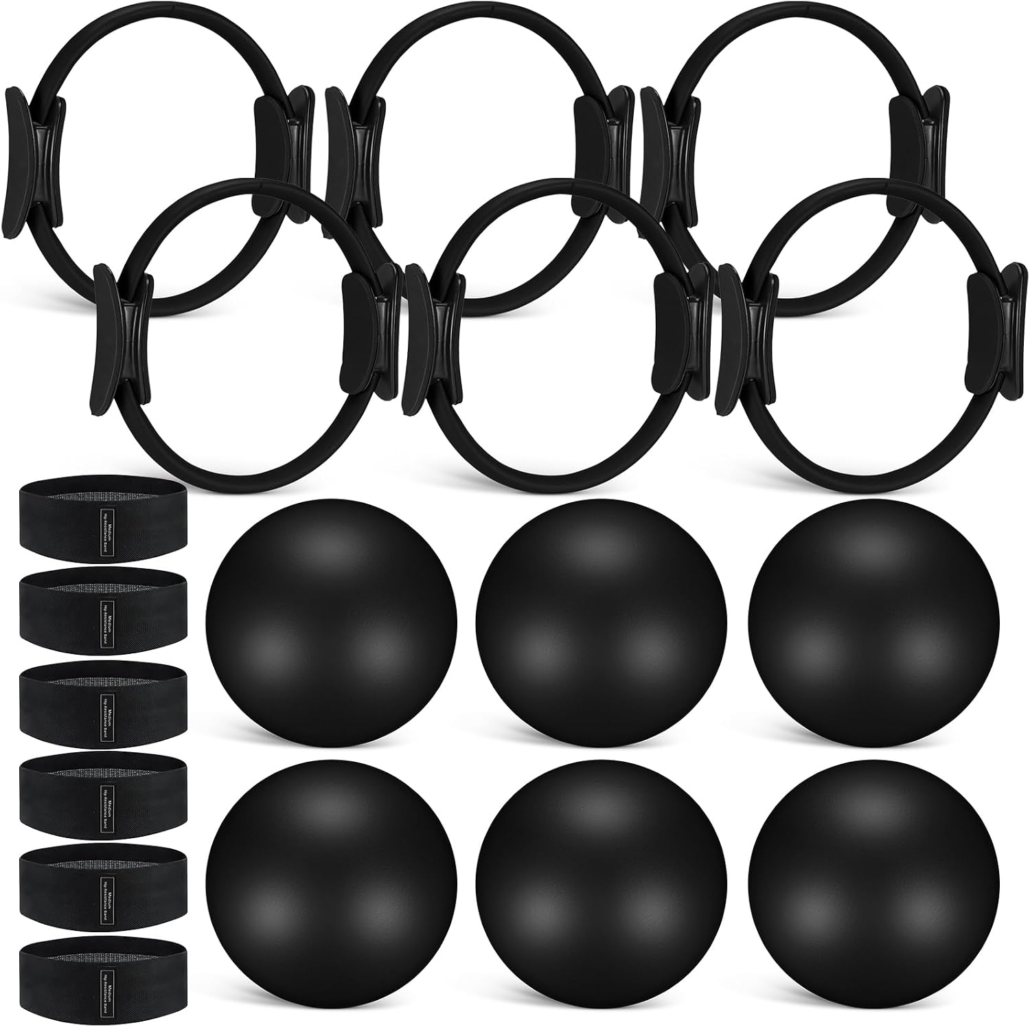 18 Pcs Pilates Ring And Ball S - đánh giá và giá Pilates Yoga Tone