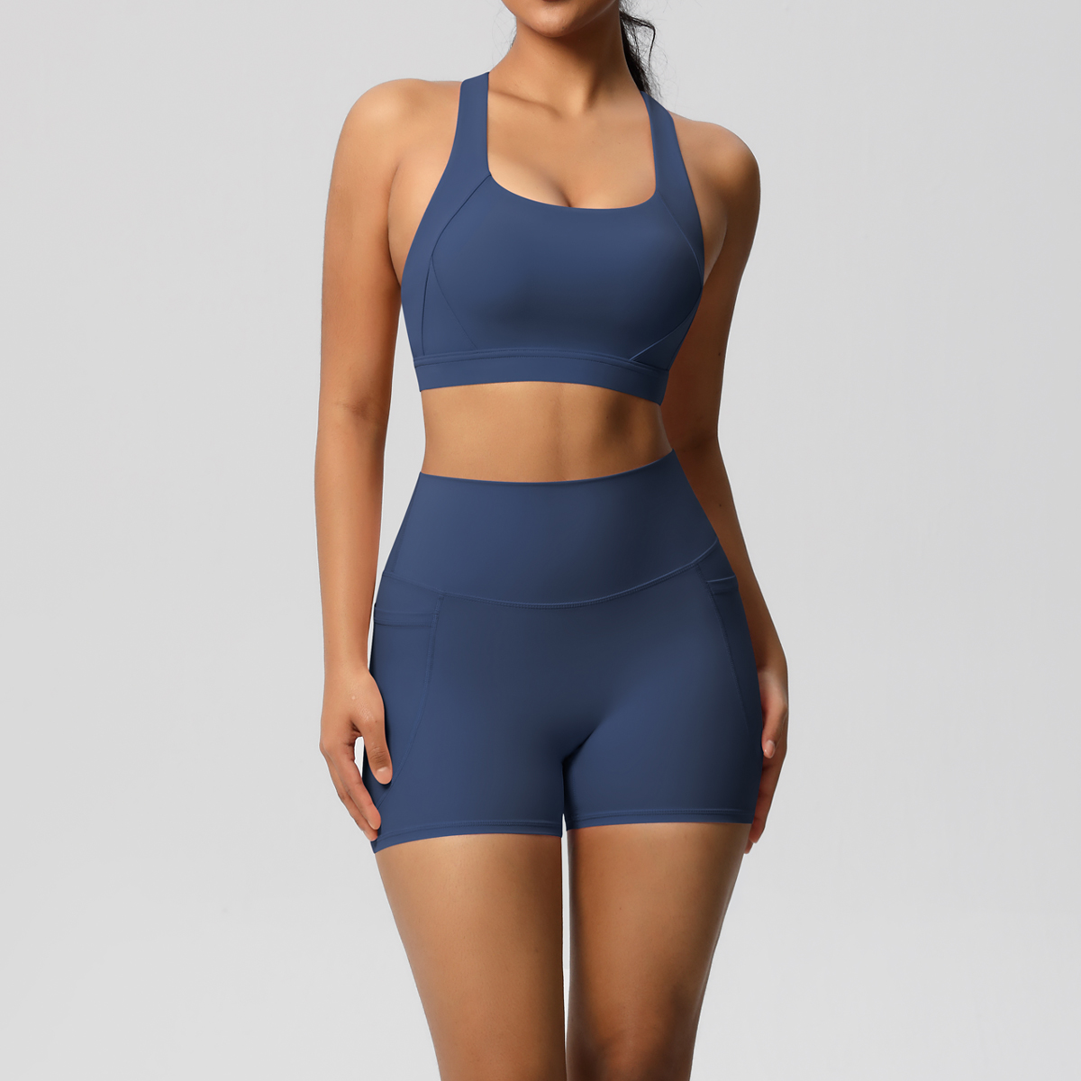 2PCS Sportswear With Pocketed  - đánh giá và giá Pilates Yoga Leggings