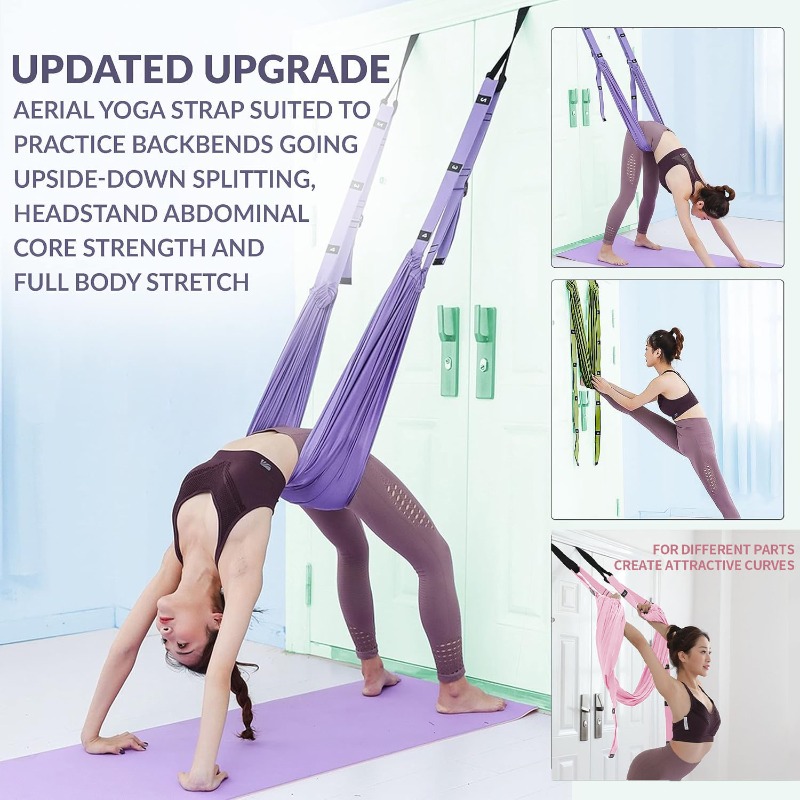 Adjustable Aerial Yoga Hammock - đánh giá và giá Pilates Yoga Stretching