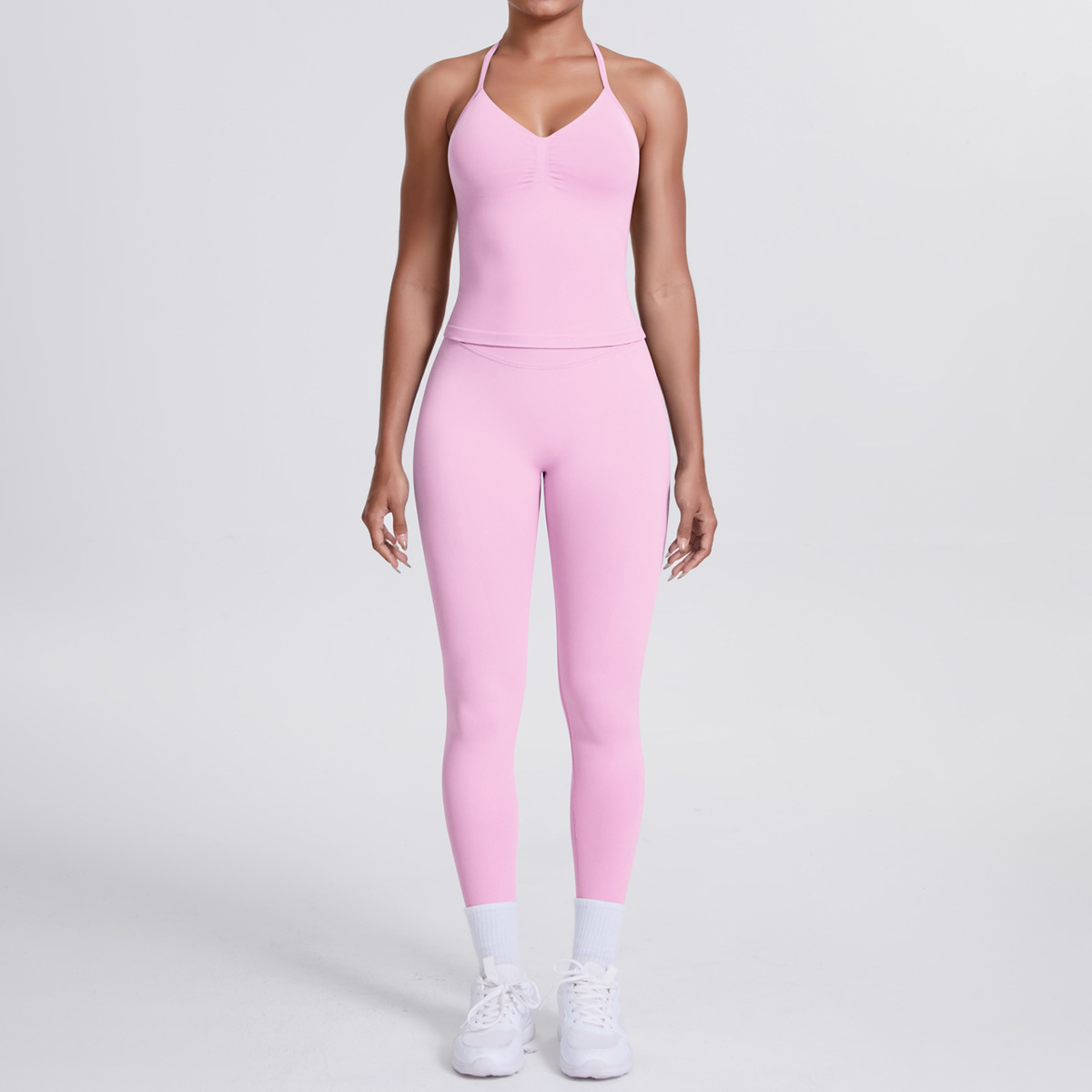 Women's Seamless Knitted Yoga  - đánh giá và giá Pilates V Yoga