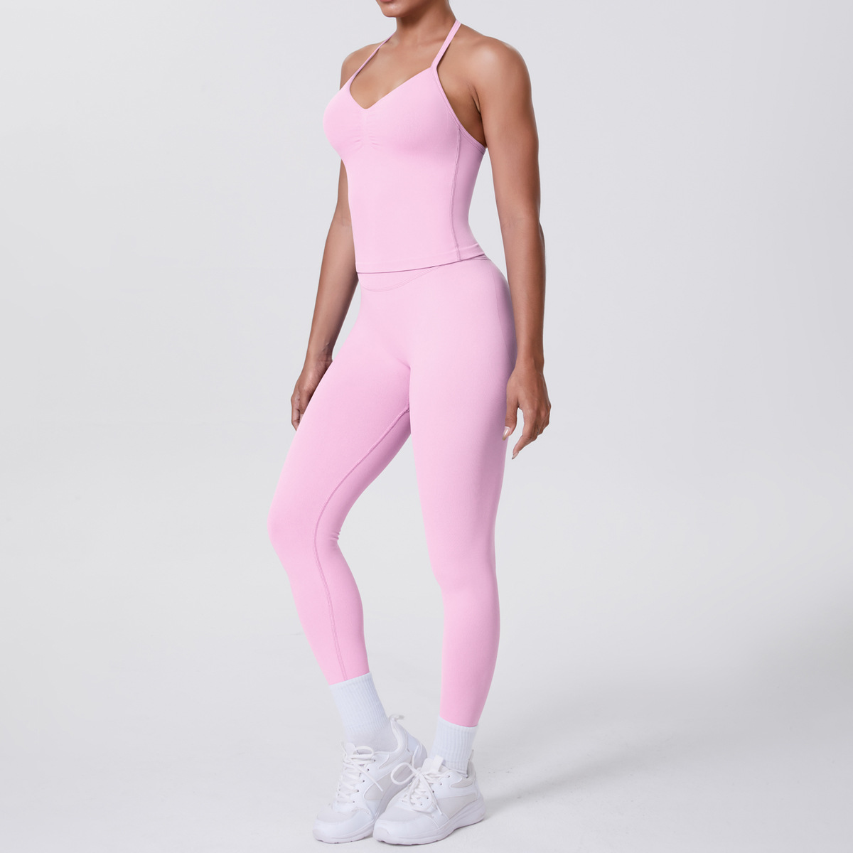 Women's Seamless Knitted Yoga  - đánh giá và giá Pilates V Yoga