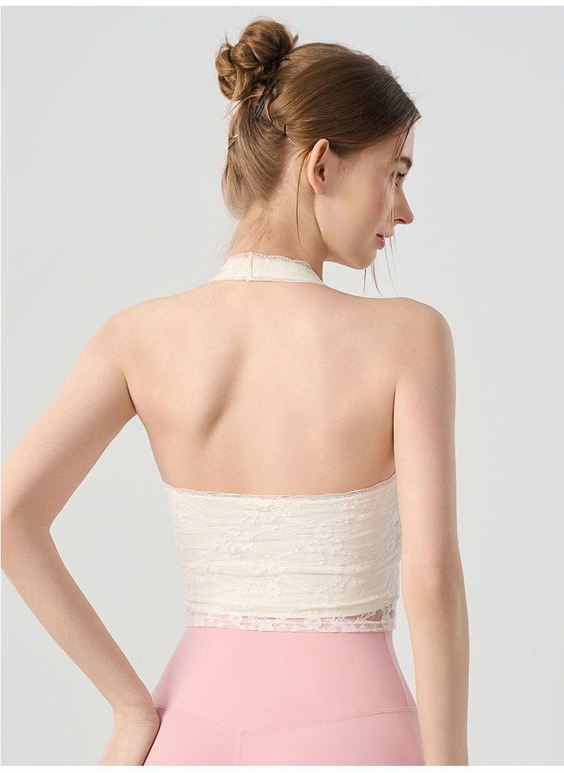 Sexy Woman Halter V-neck Lace  - đánh giá và giá Pilates V Yoga