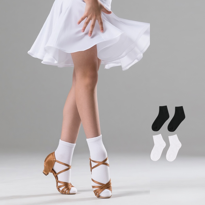 Girls Women Latin Socks White  - đánh giá và giá Pilates Yoga Grip Socks