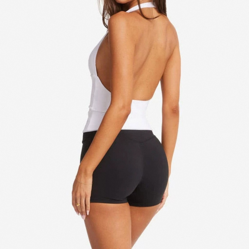 Women's Halter Neck Deep V Bac - đánh giá và giá Pilates V Yoga