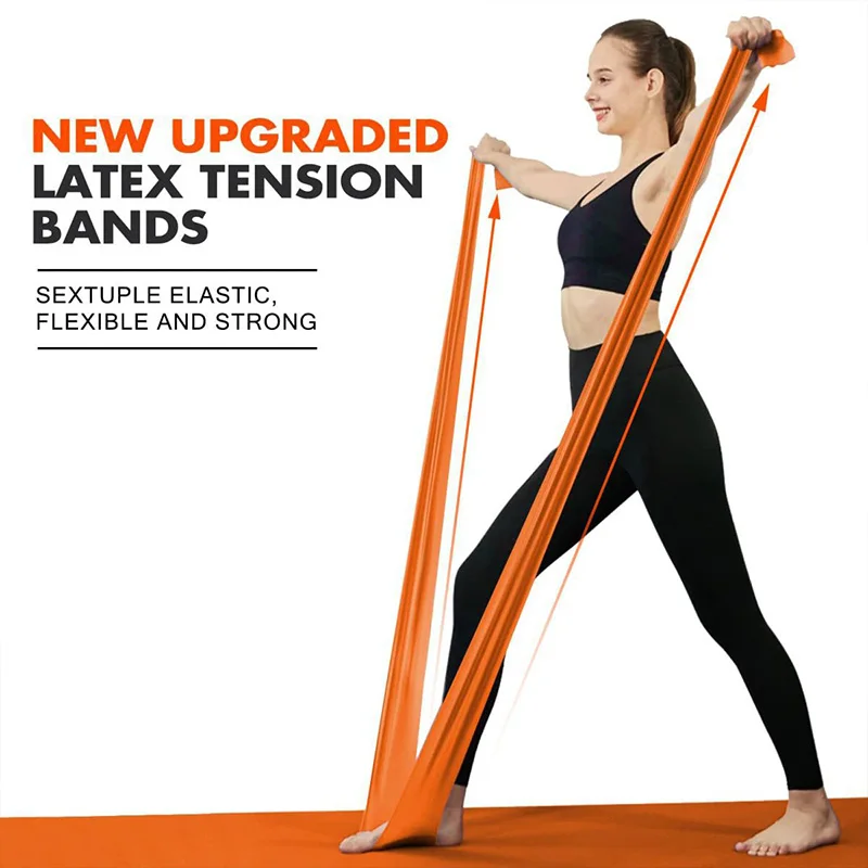 Elastic Yoga Fitness Bands Yog - đánh giá và giá Pilates Yoga Stretching
